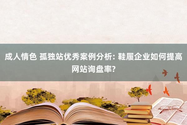 成人情色 孤独站优秀案例分析: 鞋履企业如何提高网站询盘率?